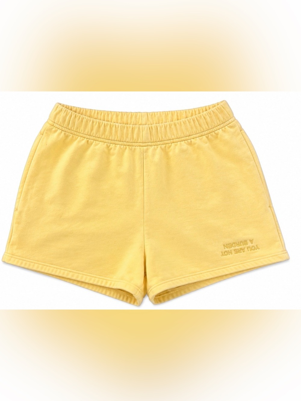 See The Way I See “You Are Not a Burden” Sweat Shorts – Medium